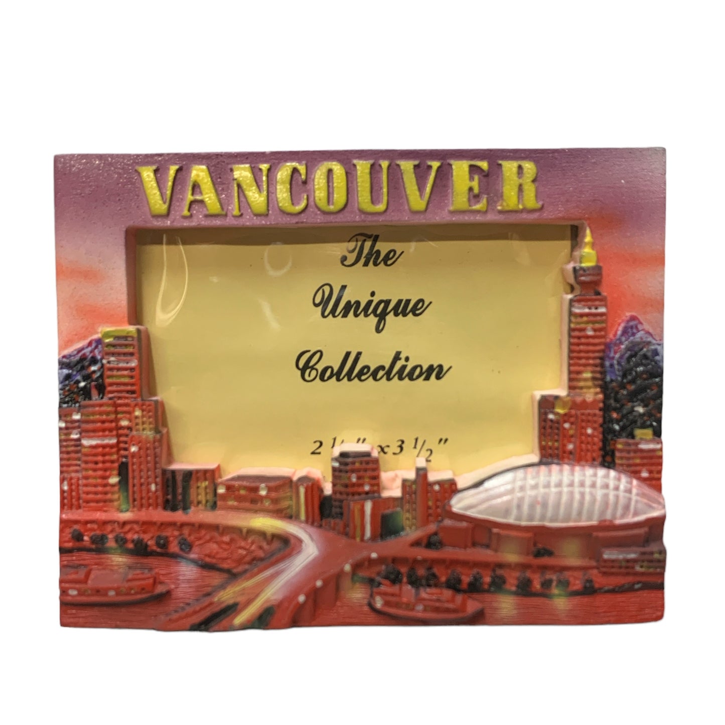 Imán/marco - Atardecer en Vancouver, paquete de 6, 8,9 x 6,35 cm