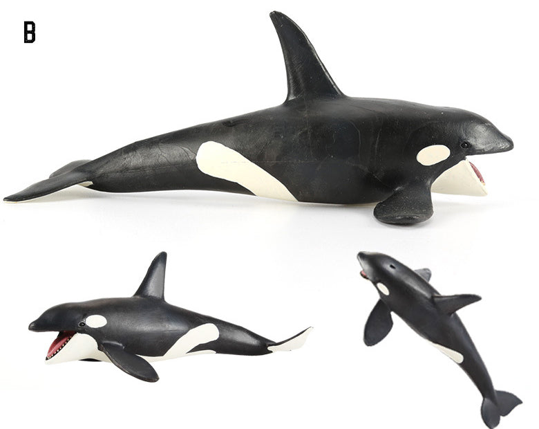 Orca Killer Whale - Model Figure Toy ABS Plastic - 195x105x80mm