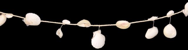 6 FOOT LONG GARLAND OF SEASHELLS