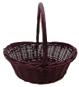 Oval Willow Baskets - High Ends - Wine - Lge 15x12x5.5 DEEP OUTSIDE 4 DEEP 13 HANDLE