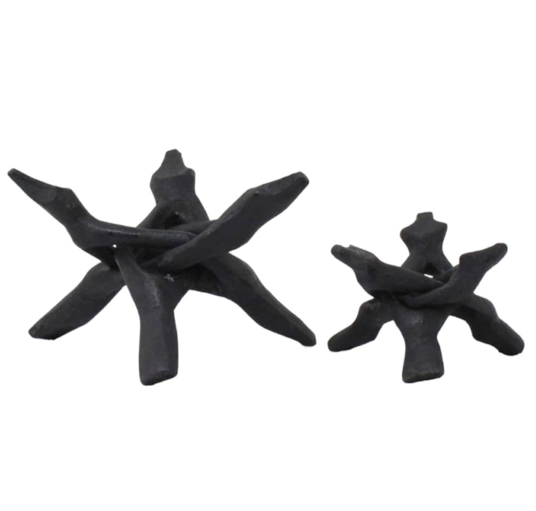 WOODEN COBRA DISPLAY STAND 3 LEGS - 8 inch - Black - NEW222