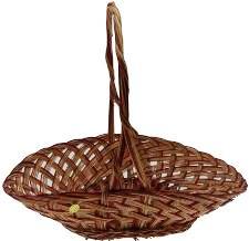 Cesta de fruta ovalada con nervadura central XX-LGE - 18 pulgadas