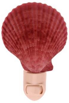 LAMPARA DE NOCHE PECTEN JAPONESA PÚRPURA