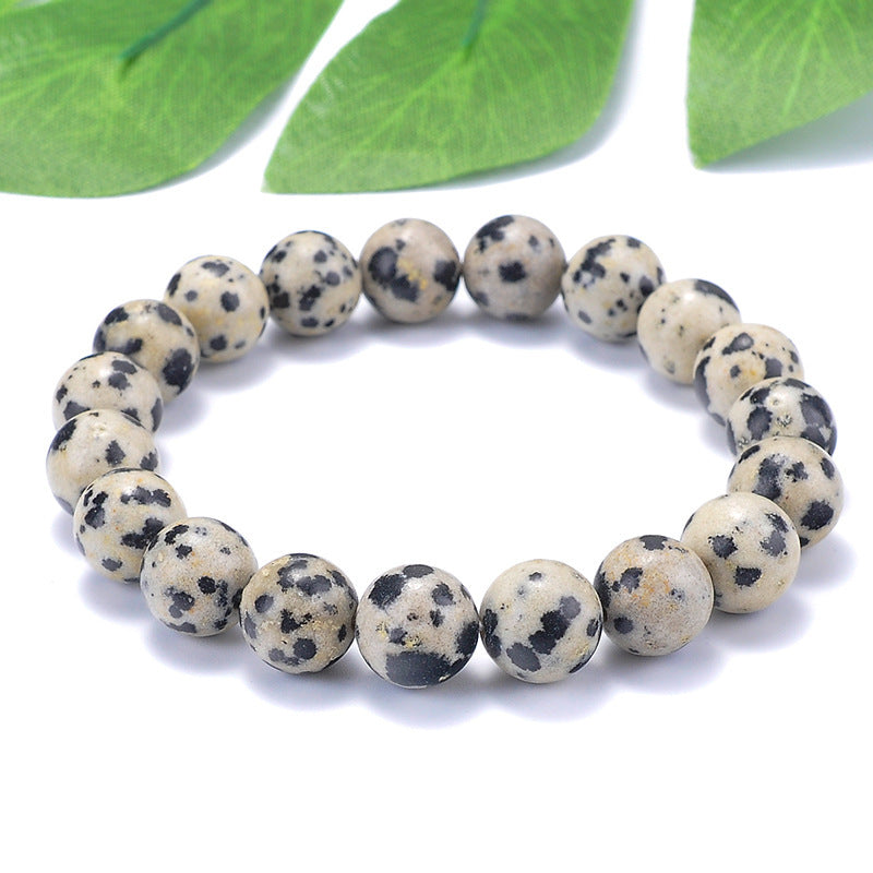 Pulsera Dálmata Redonda Unisex con Protección Radiológica, Colores Variados, 10 mm - NEW222