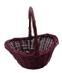 Oval Willow Baskets - High Ends - Wine - SMALL 11 x 7 x 4.5 - 3.5 - 11 inch Handle