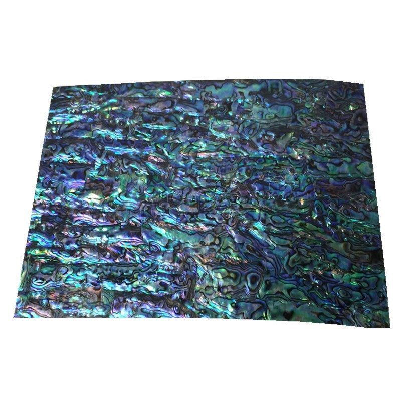 Natural PAUA ABALONE - LAMINATE SHEET - 9.5 x 5.5 inch - NEW424