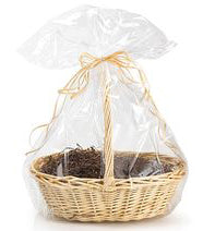CELLO BASKET BAG - 26 x 40 - CLEAR 1.2mil - FITS 14 to 17.5 inch basket (Sold in 25's)