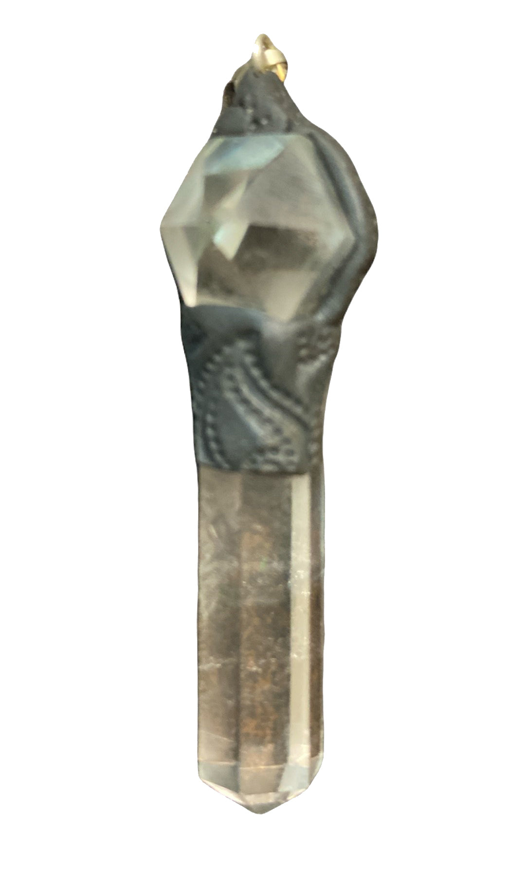 Colgante de cuarzo tibetano Herkimer (2 piezas) - 20 g - NUEVO 1021