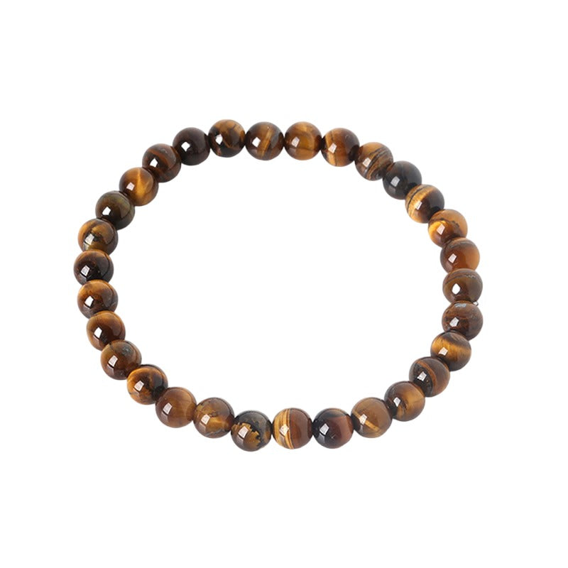 Pulsera de ojo de tigre - Cuentas de 6 mm - China - NEW523
