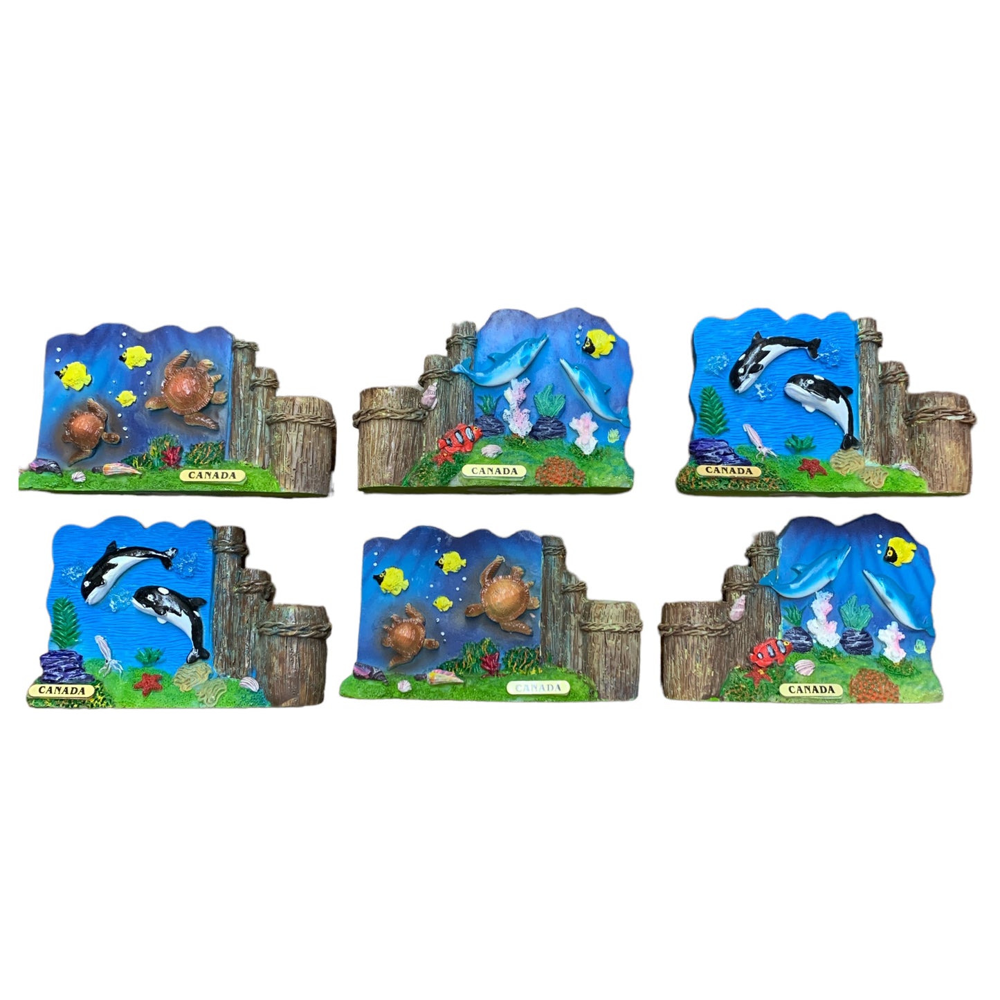 SOPORTE PARA PALILLOS DE DIENTES/PLANTAS DE AIRE - CANADA MARINE LIFE SURTIDO PK/12
4,5" x 2,75"