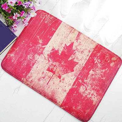 Felpudo con diseño de bandera de Canadá