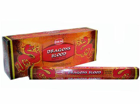 Palitos jumbo Hem Dragons Blood de 40,6 cm de largo - 10 palitos (6 paquetes por caja)