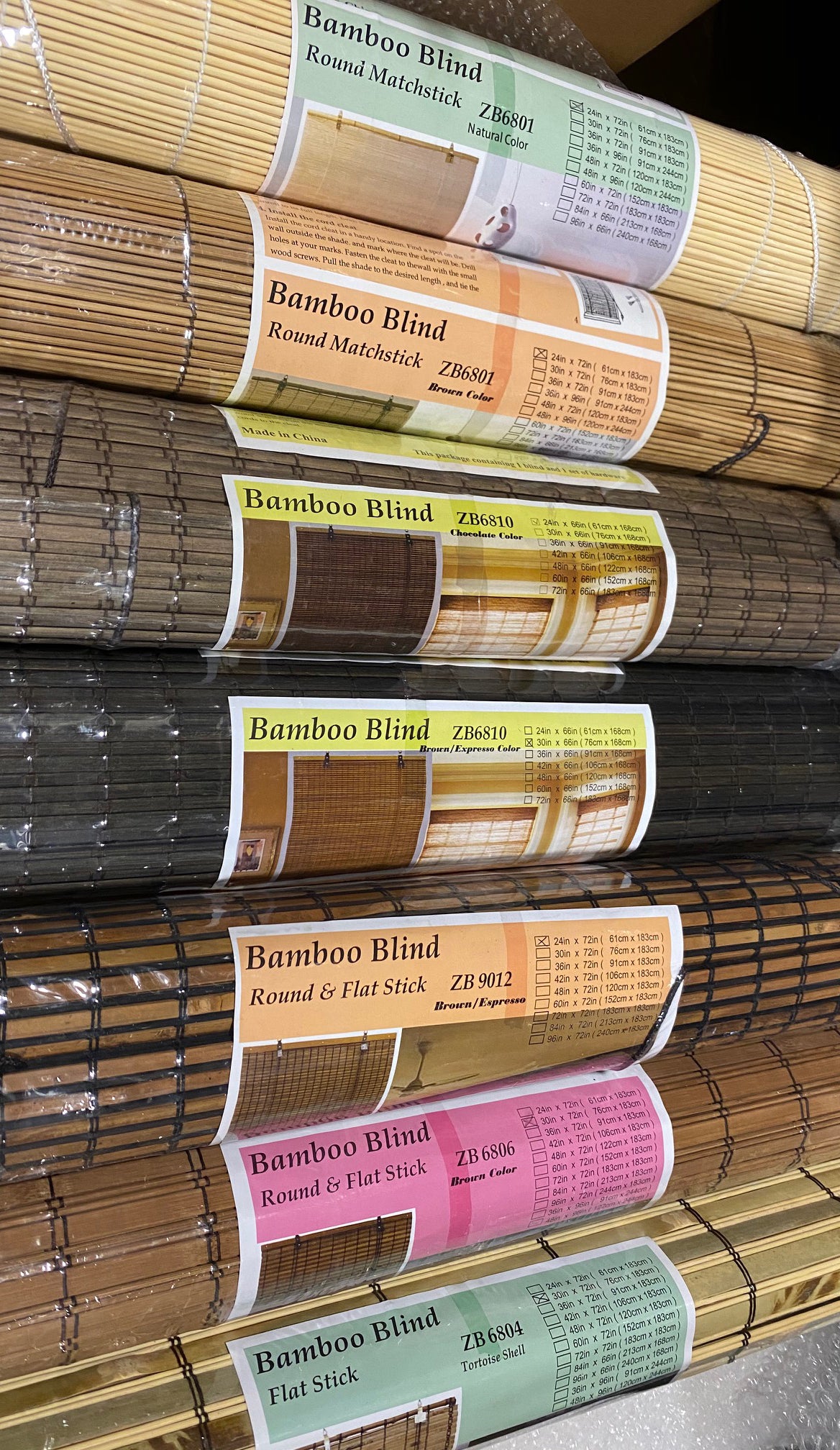 Espresso Bamboo Blinds (BL900 Series)
