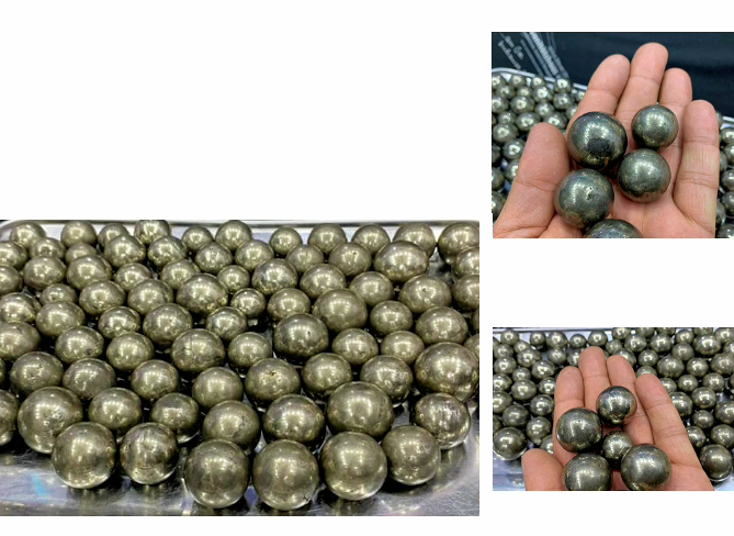 PIRITA DORADA - 25-40 mm - Esfera - Precio unitario - NUEVO 224