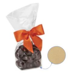 Paquete de 100 - 2 1/8 x 1 3/4 x 7 (100 x 180 mm) - Bolsas transparentes extra pequeñas con fondo duro kraft 100 % reciclables (10 por caja principal)