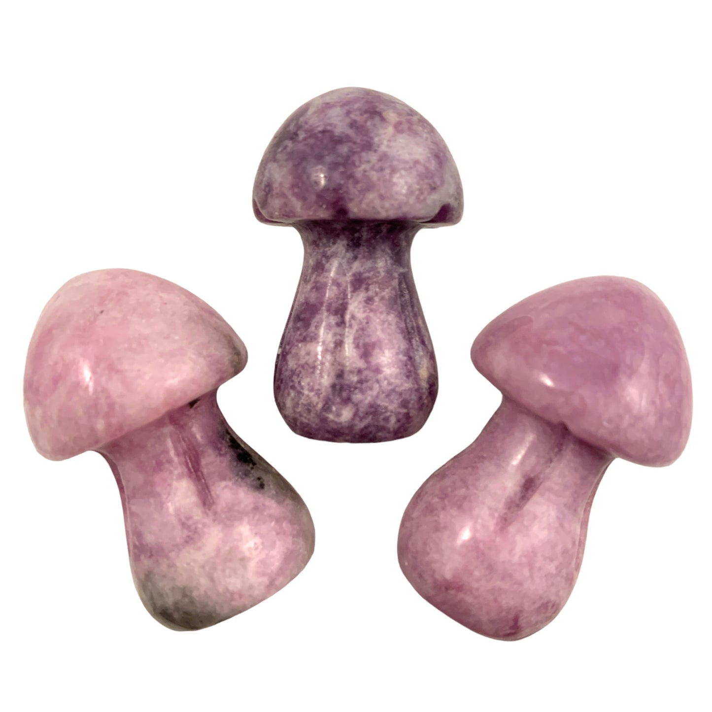 Mushrooms SMALL
LEPIDOLITE - 35mm - Price Each - China - NEW722