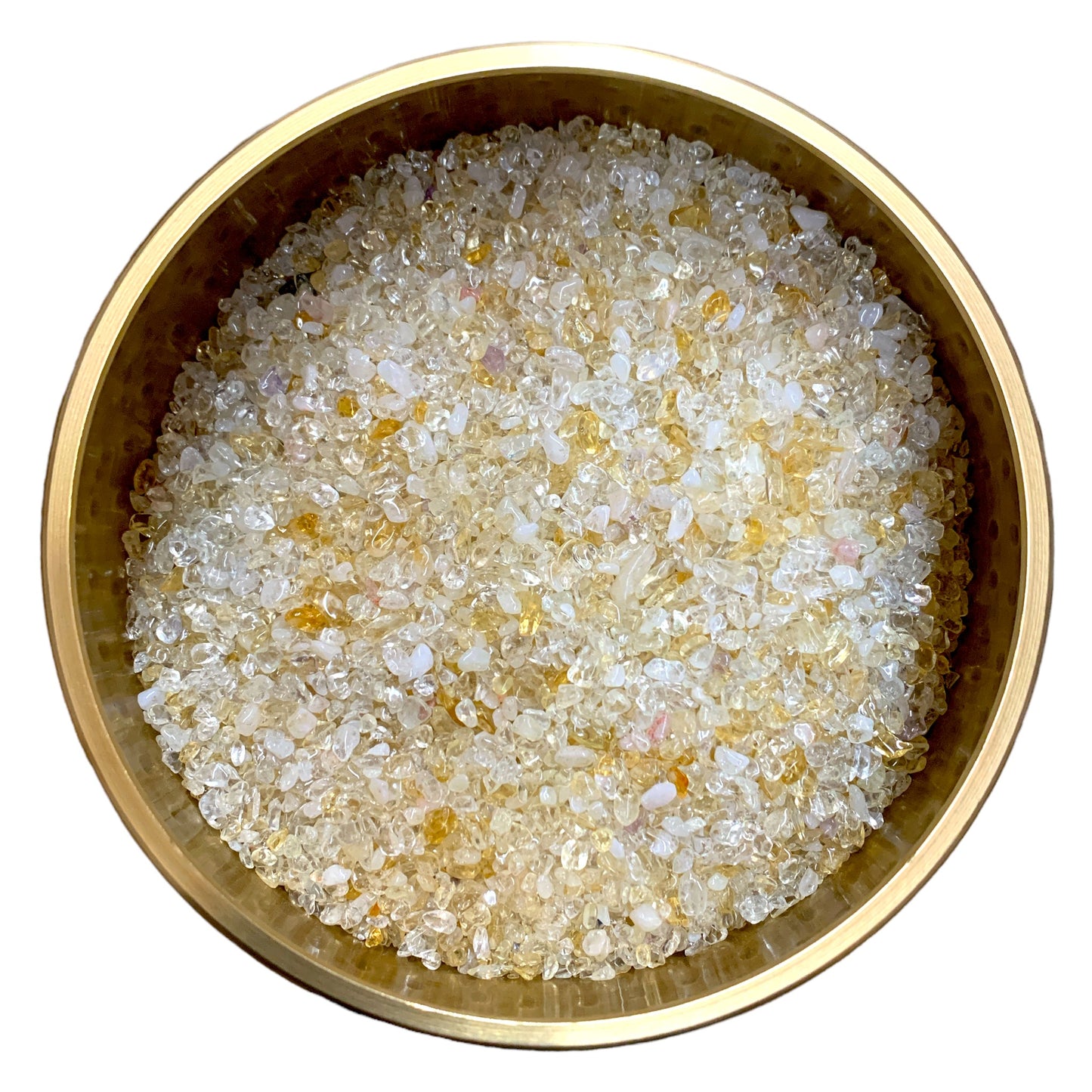 Chips de citrino de 2 a 4 mm - 500 gramos (1,1 libras) - China - NEW123