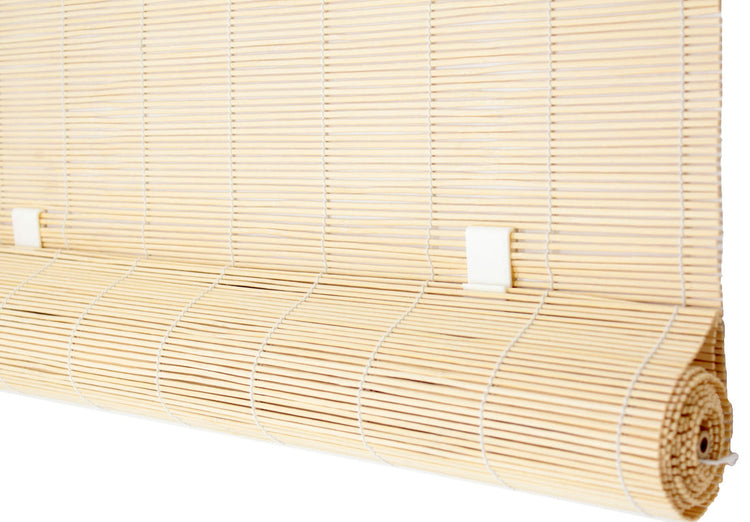 Bamboo Blinds with Clips ~ Cordless