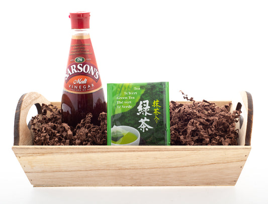Natural Paulownia Stacking wood Tray SMALL 11.5 x 9 x 4.5 inch @ deepest - Fits a 25 x 30 Basket Bag.