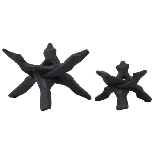 WOODEN COBRA DISPLAY STAND 3 LEGS - 8 inch - Black - NEW222