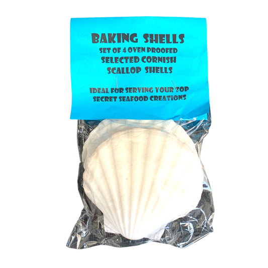 PK/4 SCALLOP BAKING SHELLS 5 inch