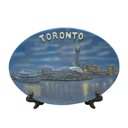 PLAQUE TORONTO OVAL 5-5 IN HORIZONTAL