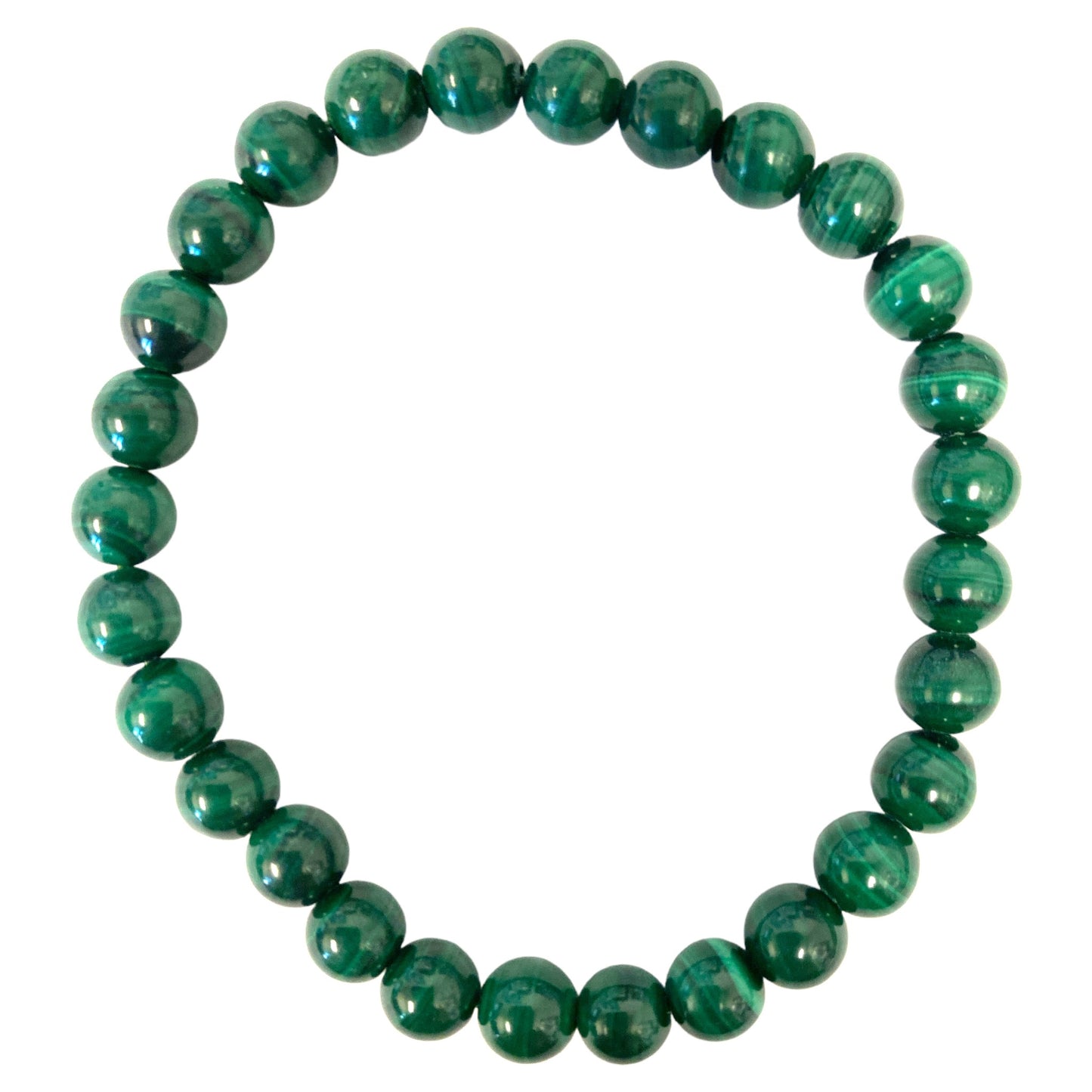 Pulsera de Malaquita - Cuentas de 6 mm - China - NEW223