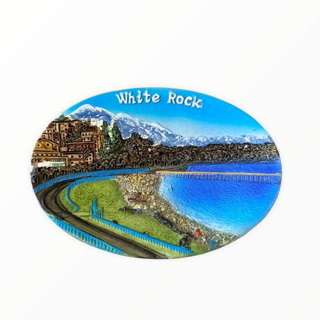 IMÁN - PLACA DE ROCA BLANCA DE 3 PULGADAS