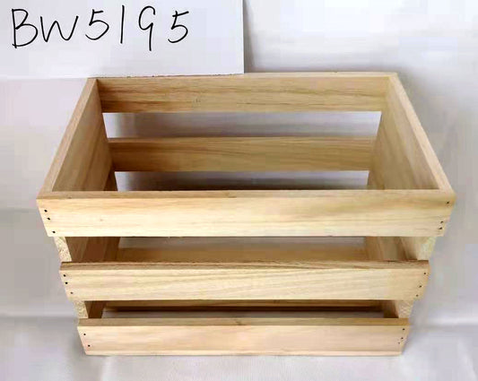 Natural Paulownia Wood Crate 10.25 x 6 x 7.5 inch deep - Fits a Basket Bag
20x30