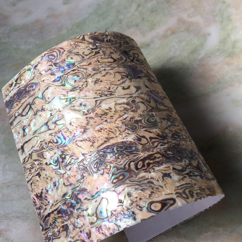 Abalone Shell Flexi Sheet Rectangle - Adhesive back - Size:240x140mm - NEW222