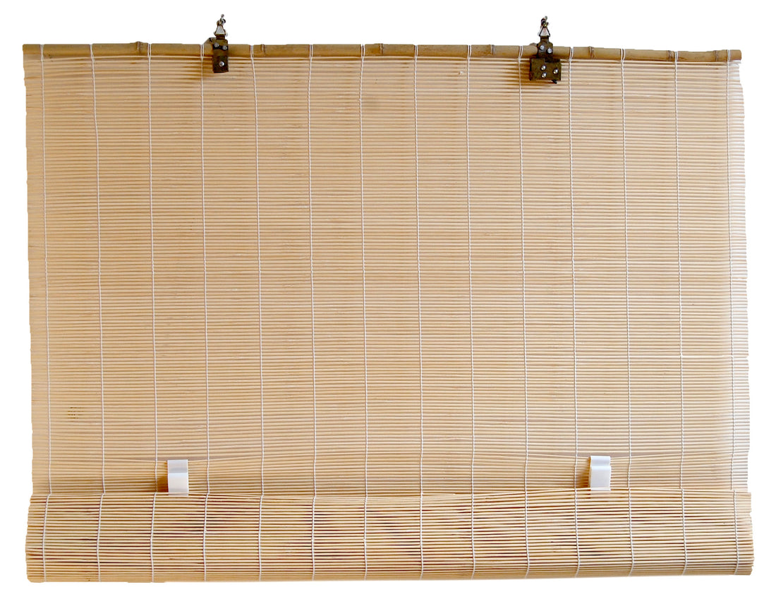 5 x 6 feet Natural Cordless BAMBOO MATCHSTICK BLIND 60 x 72 inch - China - Canadian Standards