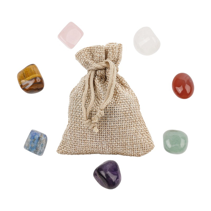 Juego de piedras pulidas de los siete chakras - NUEVO 523