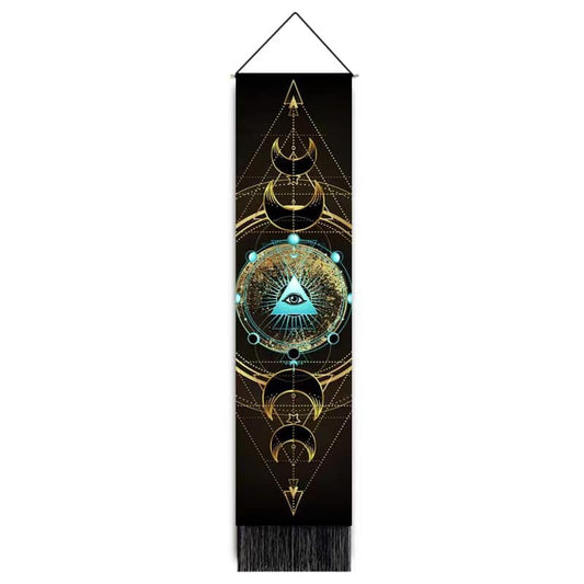 Tapiz de chakras para colgar en la pared - 32,5 x 130 cm - China - NEW922