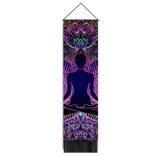 Tapiz de chakras para colgar en la pared - 32,5 x 130 cm - China - NEW922