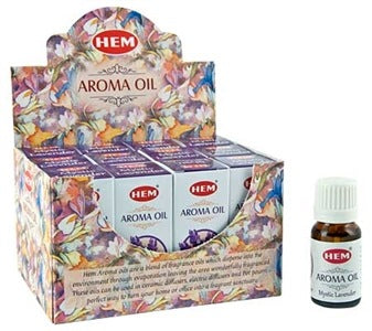 Hem Mystic Lavender Aroma Oil - Box With 12 Bottles