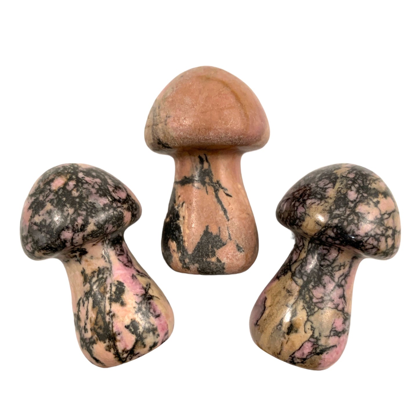 Mushrooms SMALL RHYOLITE - LLANITE - QUE SERA - 35mm - Price Each - China - NEW822