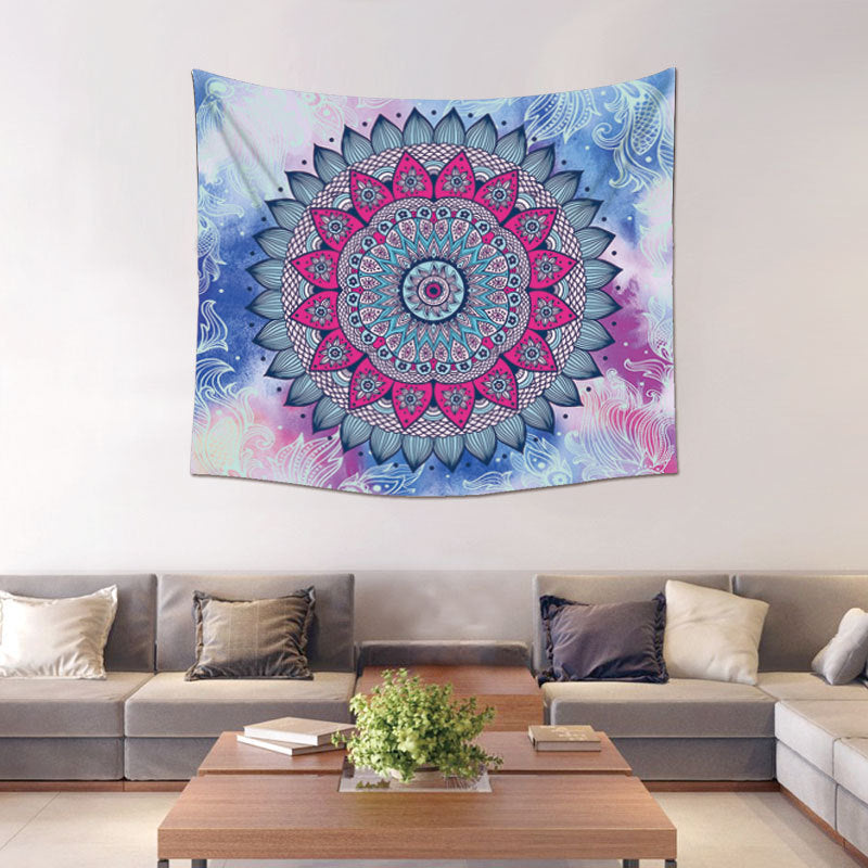 Pink & Blues Tapestry Wall Hanger - 150x130cm - ALTAR CLOTH  - Polyester