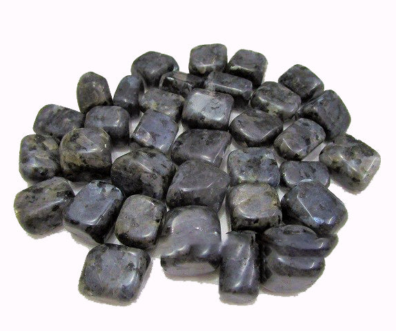 Larvikite Tumbled Stones 18 to 24mm - 500 Grams (1.1 LB.) - India - NEW323