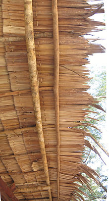 NATIVE NIPA ROOF 32 WIDE X 12 inch