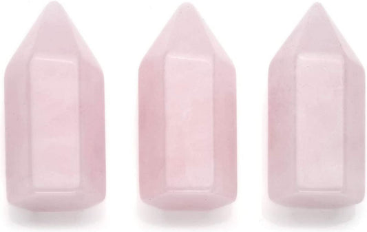 Rose Quartz - Single Terminated FAT Points - 20 x 60mm - China - NEW922