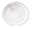 10 inch - Silver Metal Ring - Dream Catcher Crafts - India - DCRINGBRA10 - NEW523