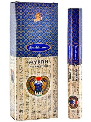Kamini - 6 Boxes of 20 Incense Sticks - Frankincense & Myrrh
