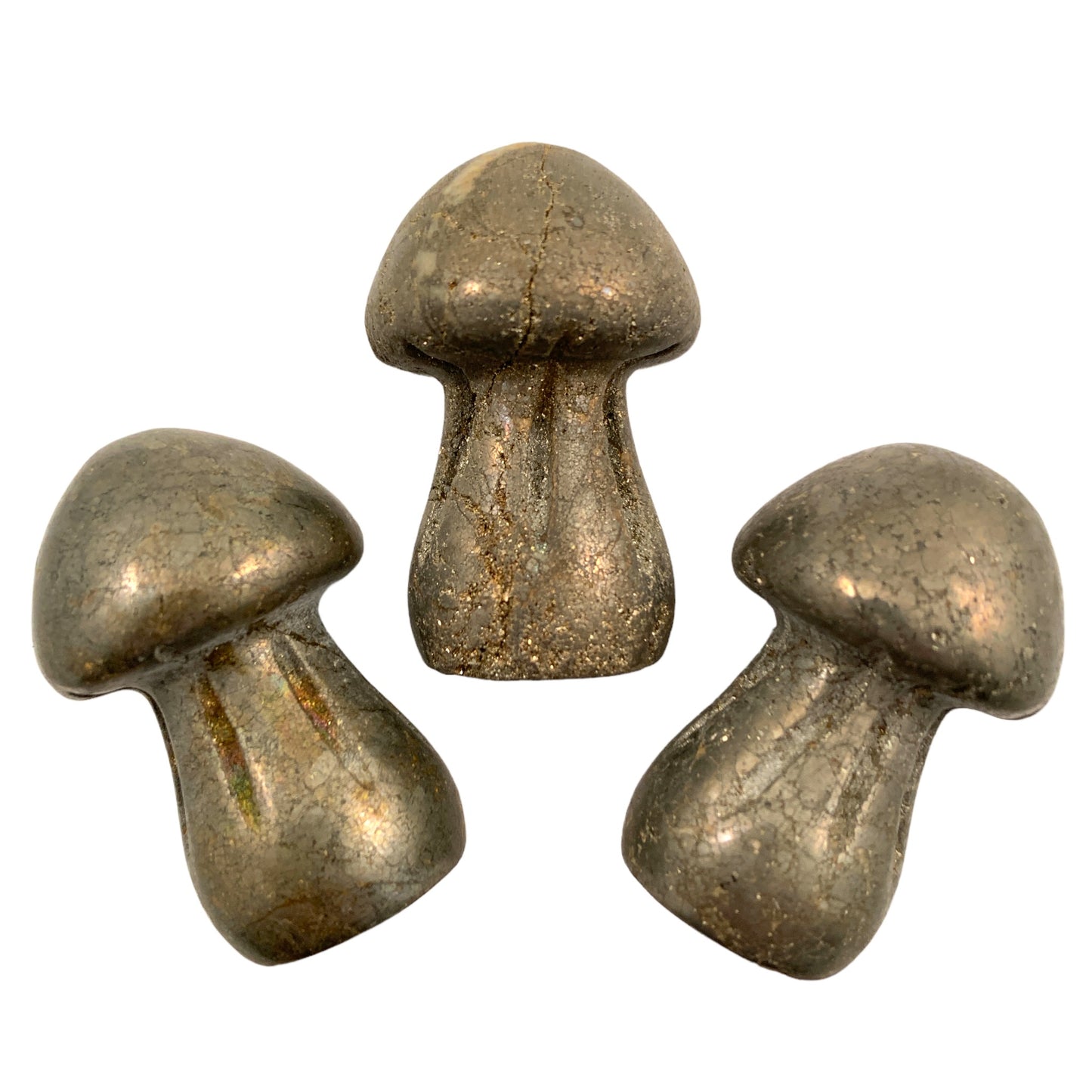 Mushrooms SMALL Pyrite - 35mm - Price Each - China - NEW722
