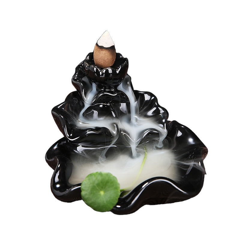 Smoke Flow Porcelain Backflow Incense Burner - NEW523