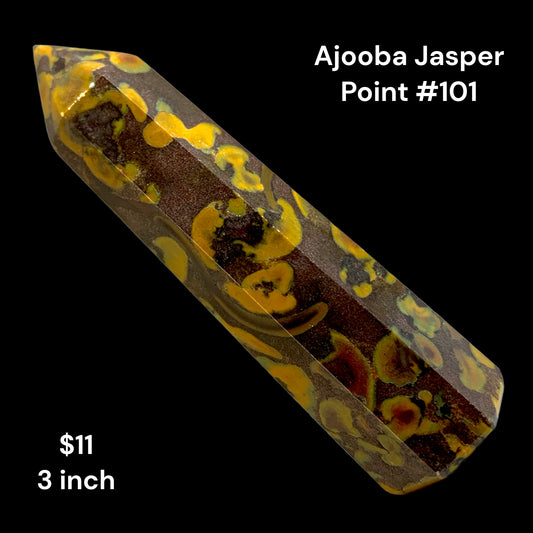 Ajooba Jasper - 3 inch - 55g - Polished Points