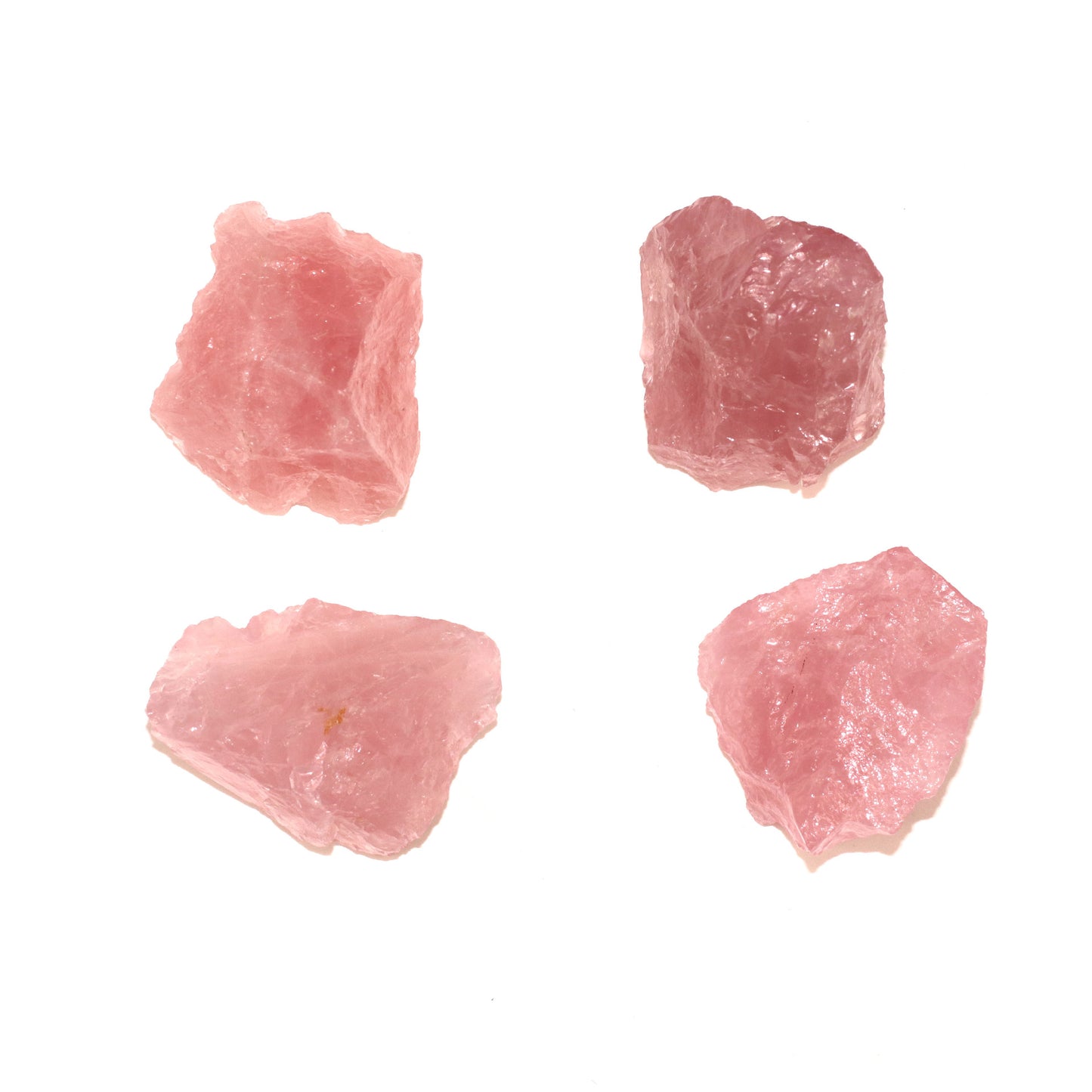 Natural Rough Rose Quartz Raw Stone - 2-4 cm Assorted Sizes - Sold by the kilo - China - NEW922