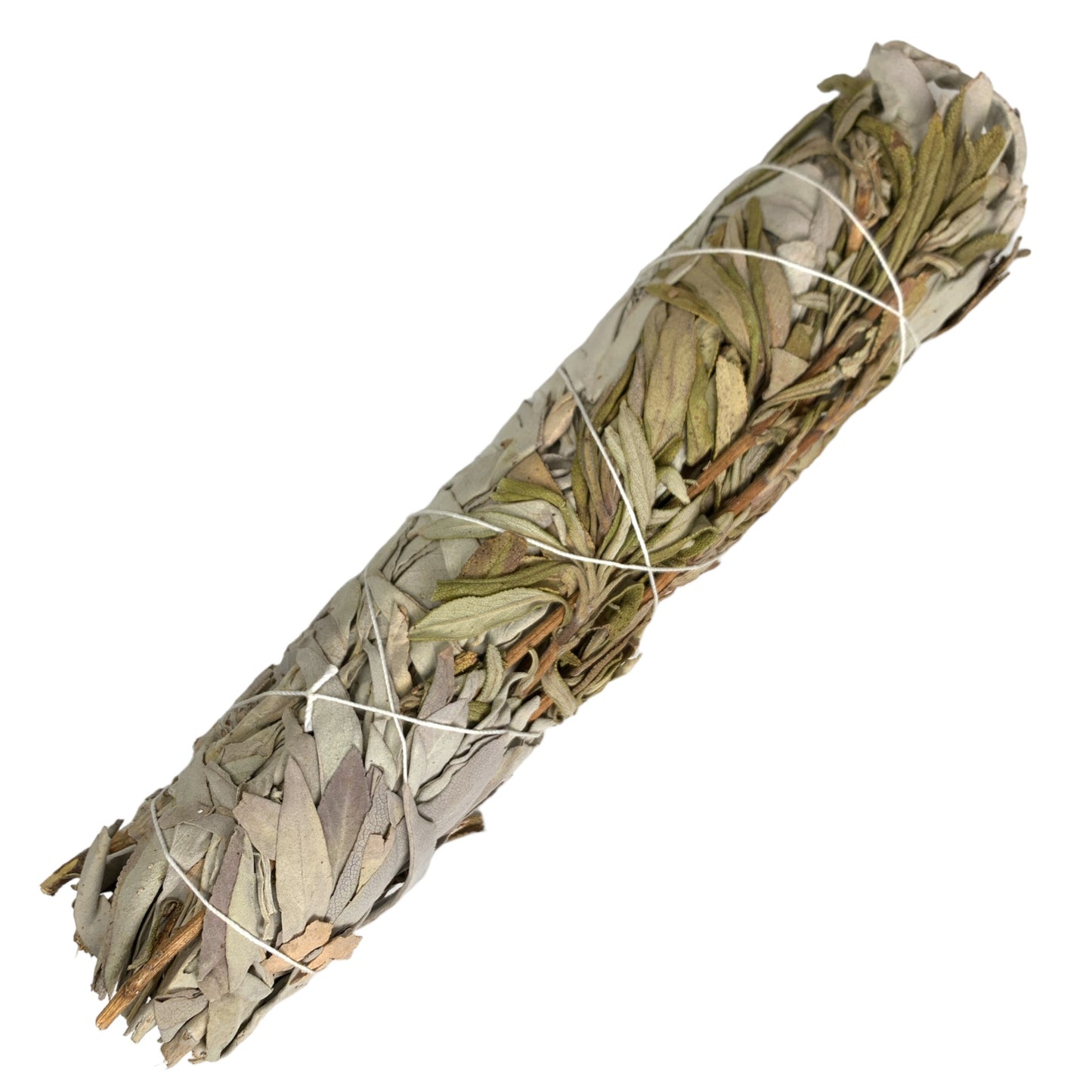 White Sage & Lavender - 8 inch - Smudge Stick  Bundle Wand