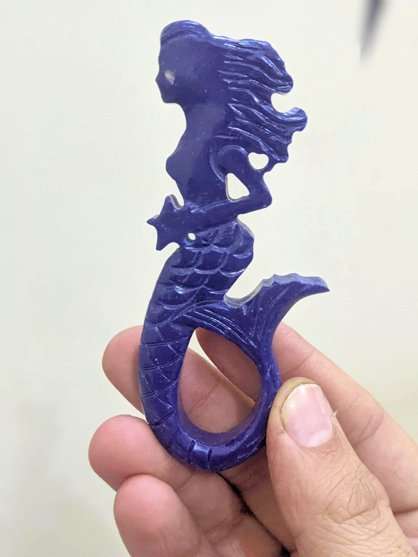 Sirena de Dumortierita - 9,5 cm - Precio unitario - Pakistán - NUEVO - 224