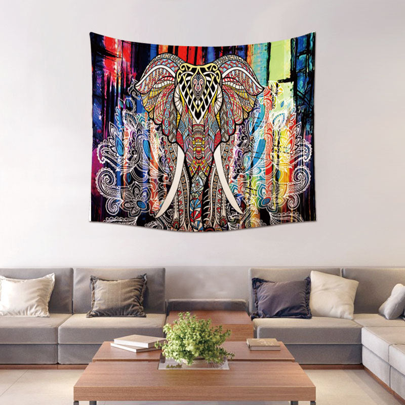 ElephantTapestry Wall Hanger - 150x130cm - ALTAR CLOTH - NEW222 - Polyester