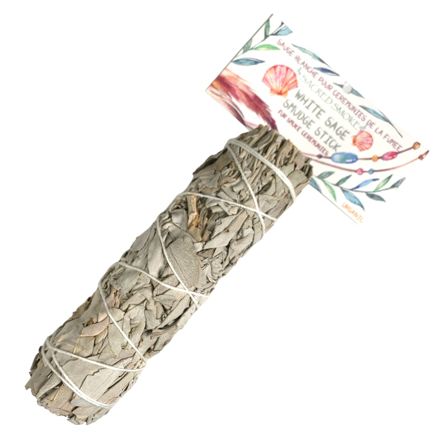 WHITE SAGE 6 inch Smudge Sticks Bundles Wands with Header